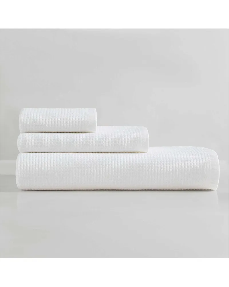 Calvin Klein Eternity Cotton Terry 3pc Towel Set Nocolor