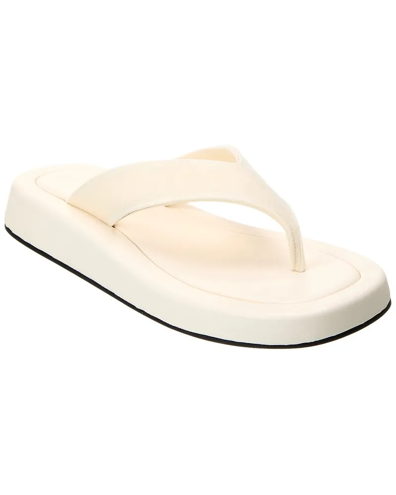 The Row Ginza Velvet Platform Sandal Nocolor