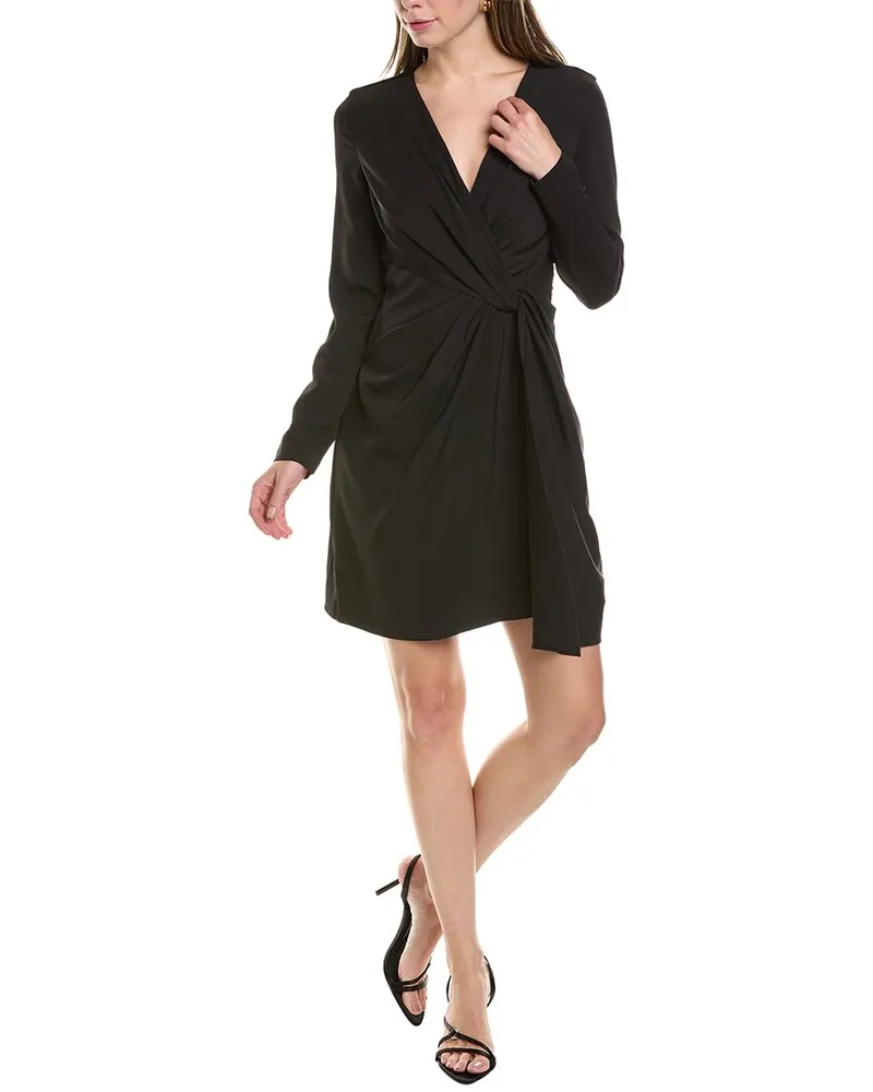 Halston Carmina Mini Dress Black