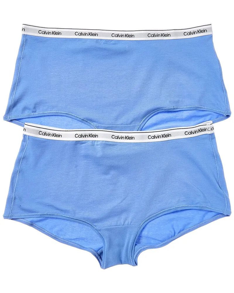 Calvin Klein 2pk Modern Logo Boyshort Nocolor