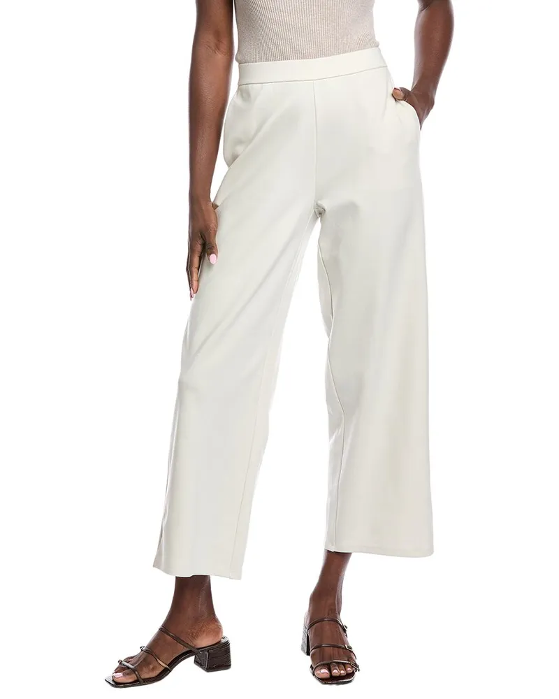 Eileen Fisher Flex Ponte Wide Ankle Pant White