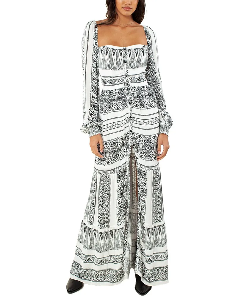 Hale Bob Maxi Dress Black