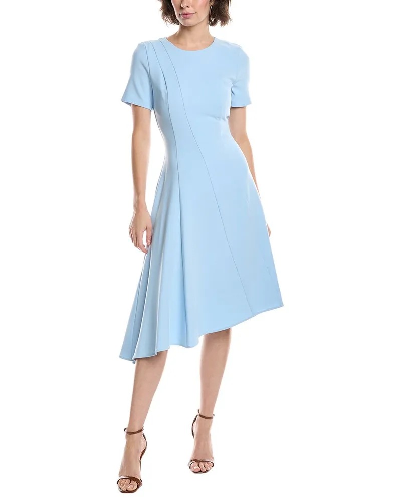 Black Halo Olcay Midi Dress Blue