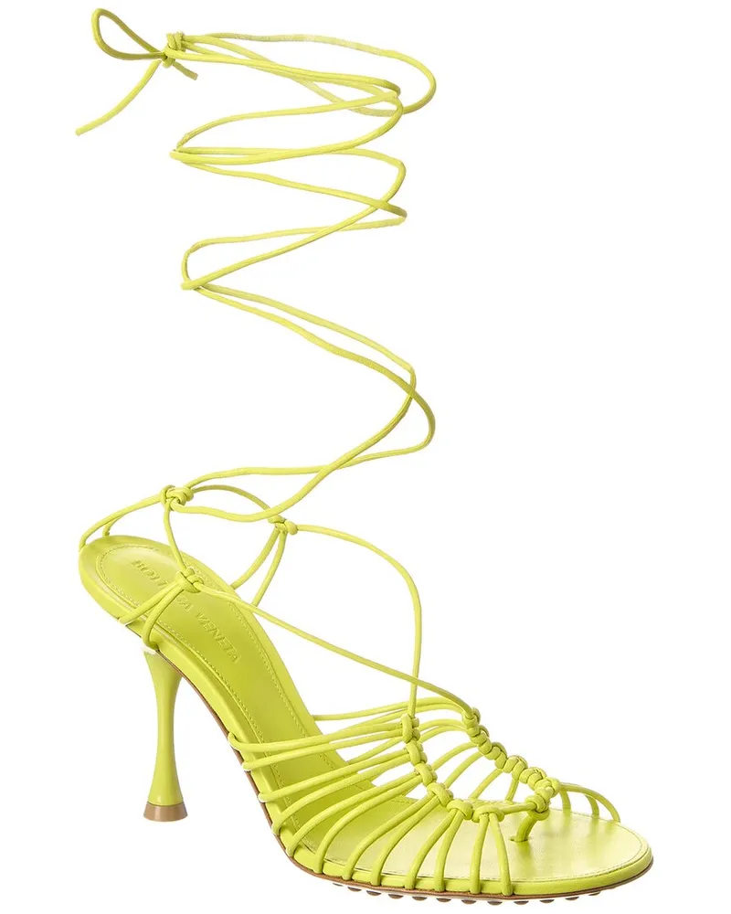 Bottega Veneta Dot Leather Sandal Orange