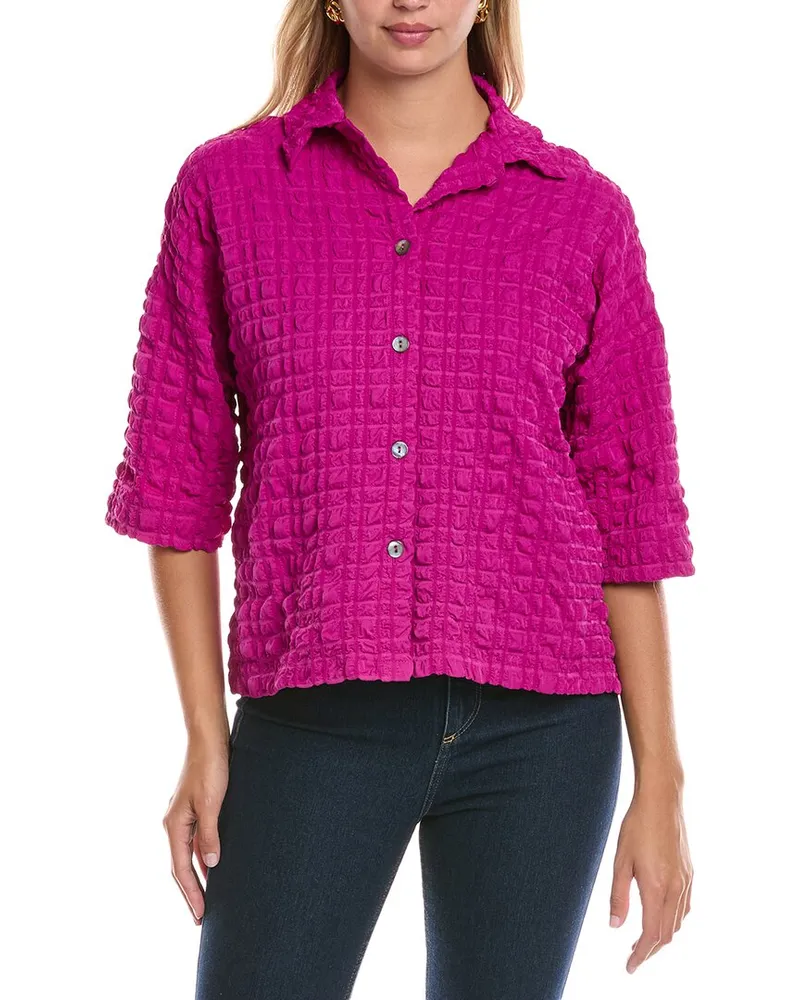Joseph Ribkoff Textured Top Purple