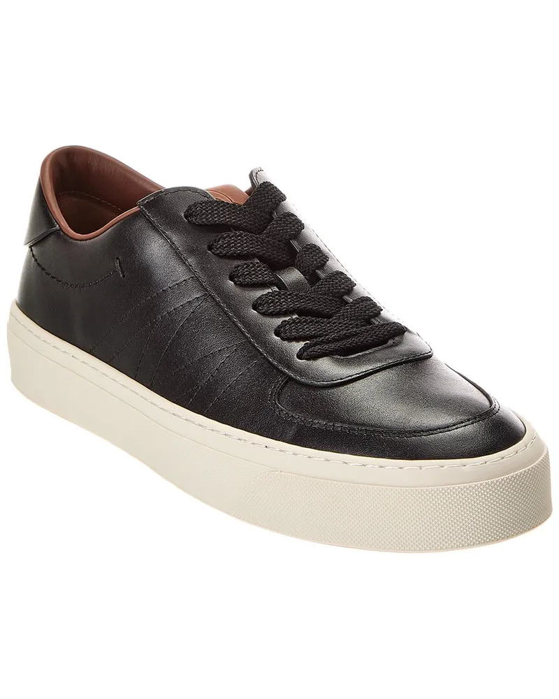 Moncler Monclub Leather Sneaker Black
