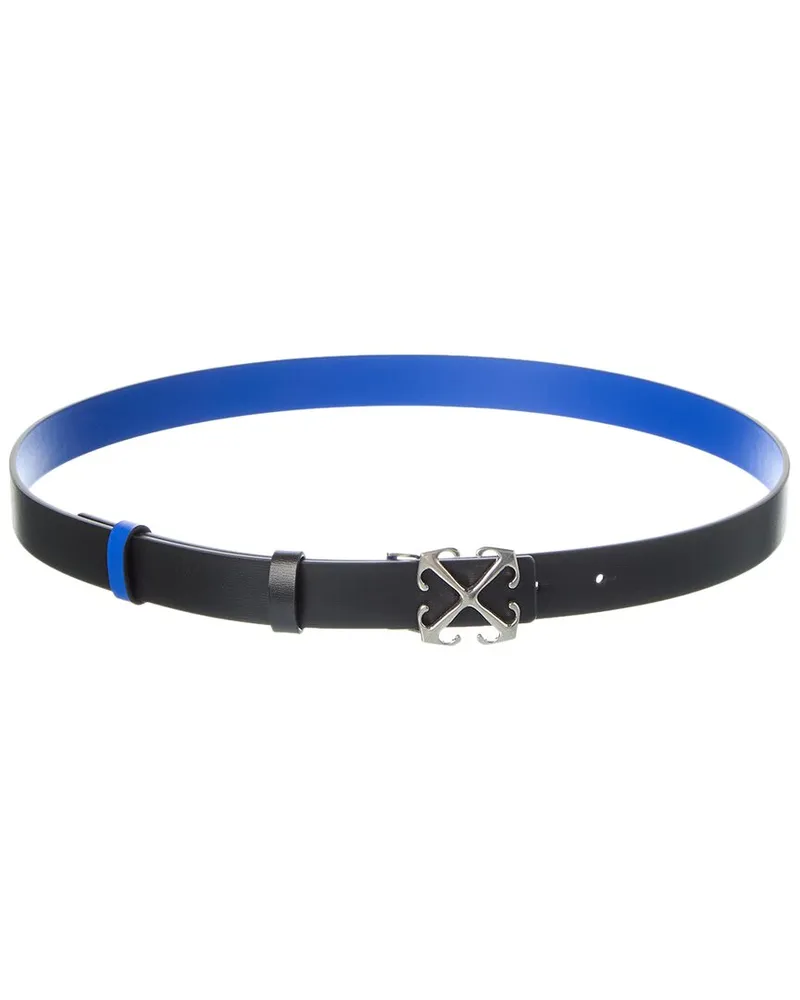 OFF-WHITE Off-White™ Arrow Reversible Leather Belt Black