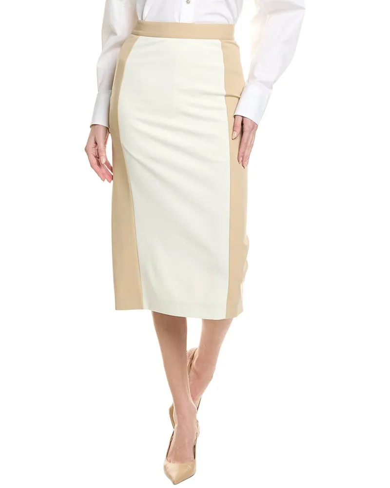 HUGO BOSS Vasiana Pencil Skirt Beige