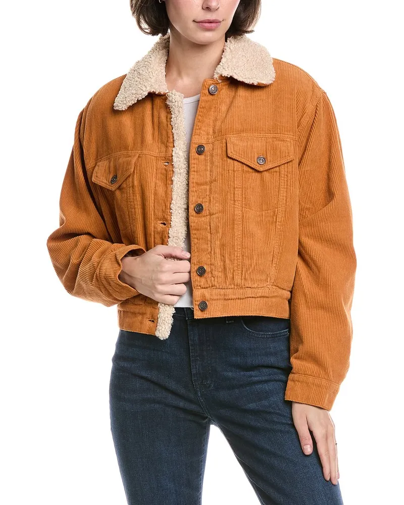 7 for all mankind Nellie Jacket Yellow