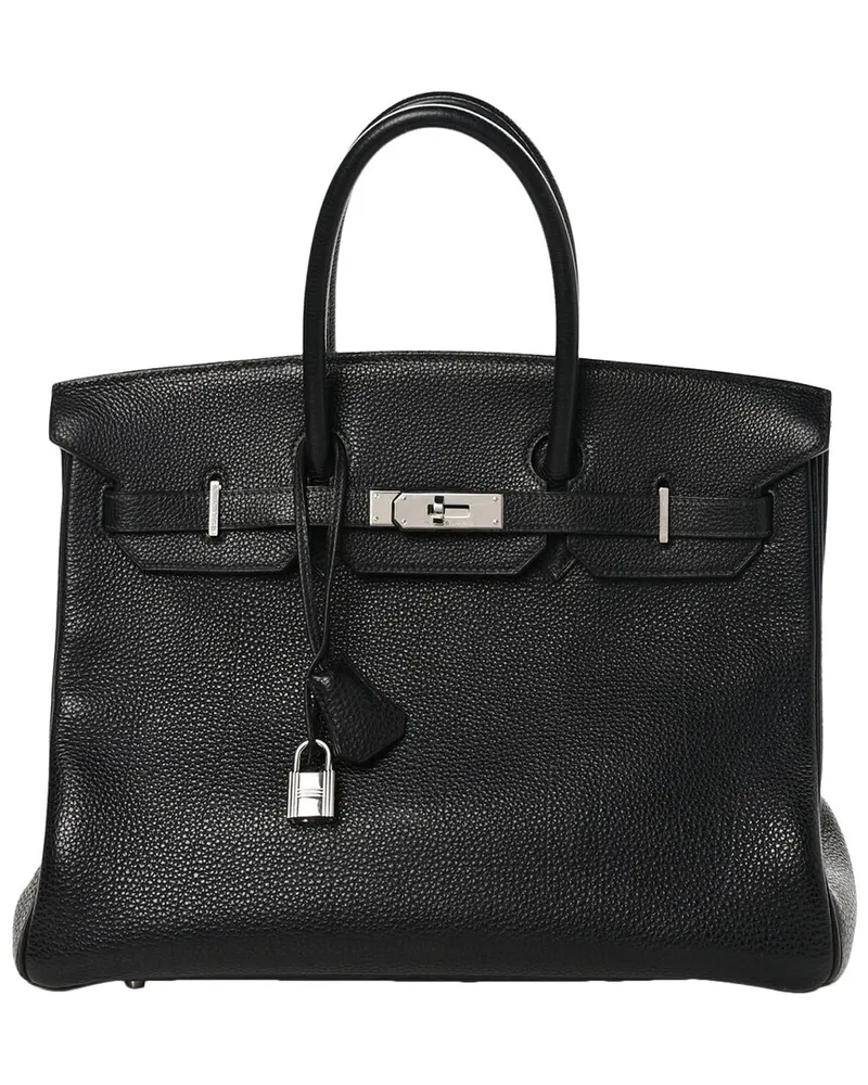 Hermès Black Togo Leather Birkin 35 (Authentic Pre-Loved Nocolor