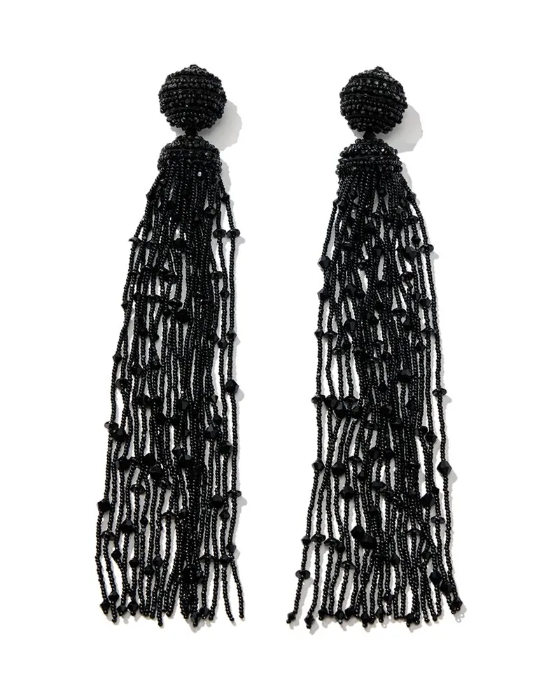Carolina Herrera New York Tassel Earrings Nocolor