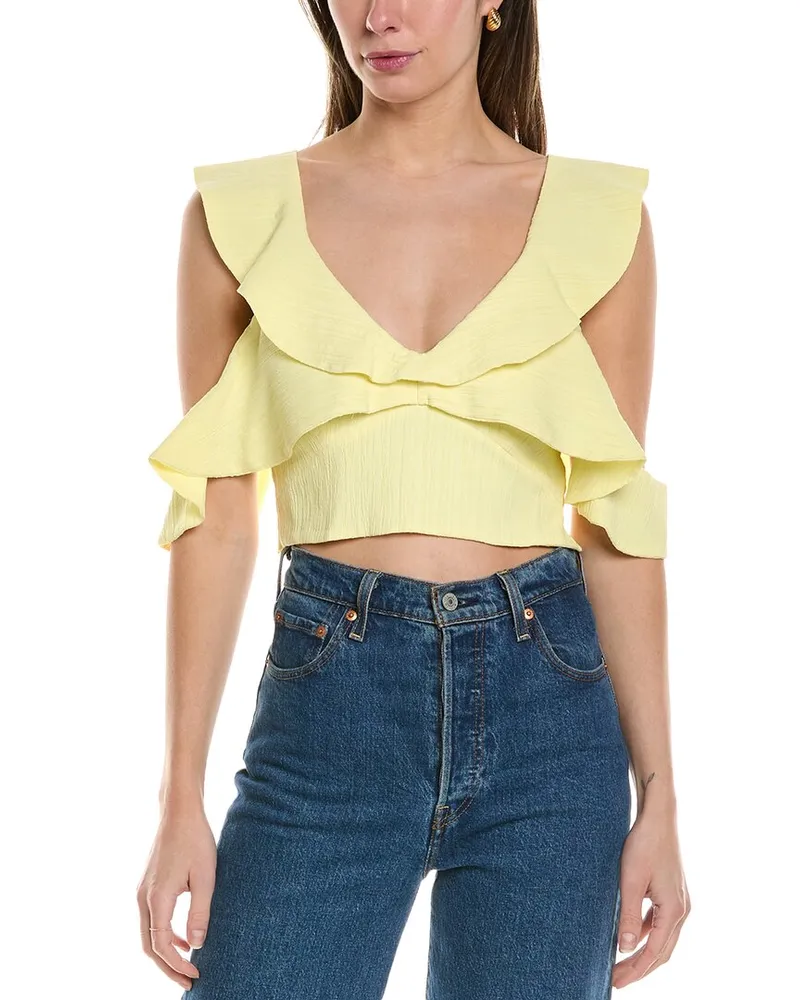 Maje Top Yellow