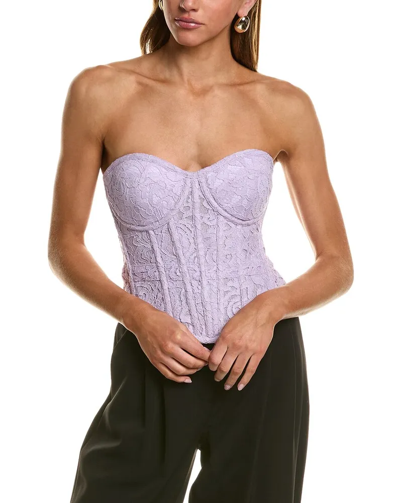 BCBGMAXAZRIA Bustier Top Nocolor