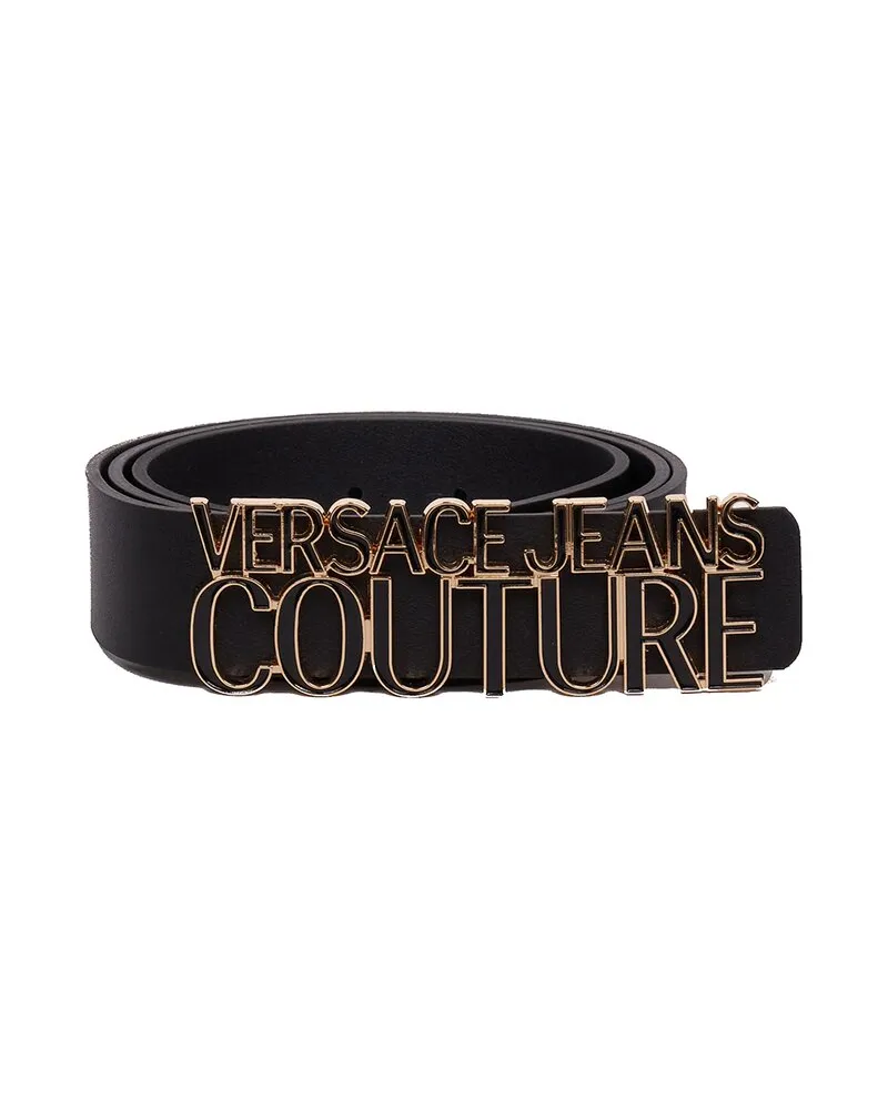 Versace Jeans Leather Belt Black