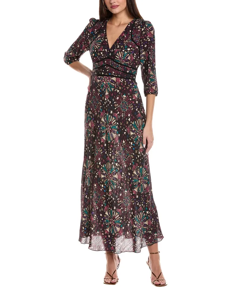 ba&sh Fazia Maxi Dress Grey