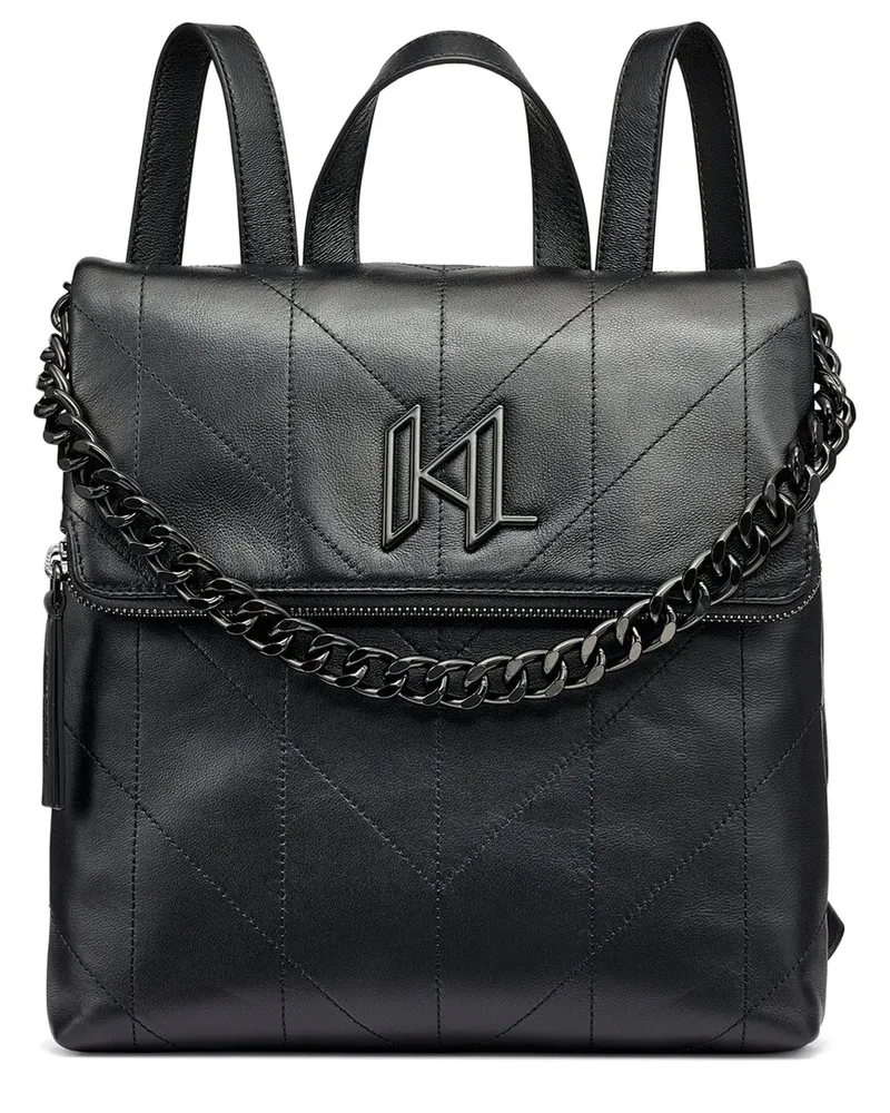 Karl Lagerfeld Lavande Leather Backpack Nocolor