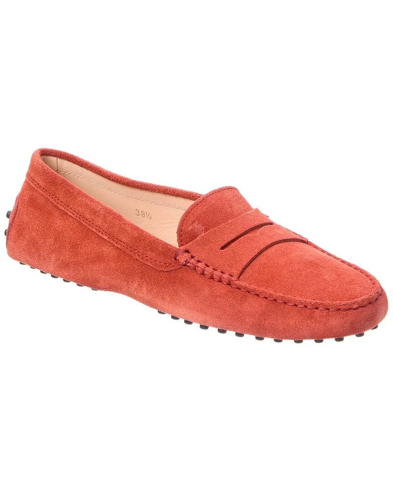 TOD'S TOD’s Gommino Suede Loafer Red