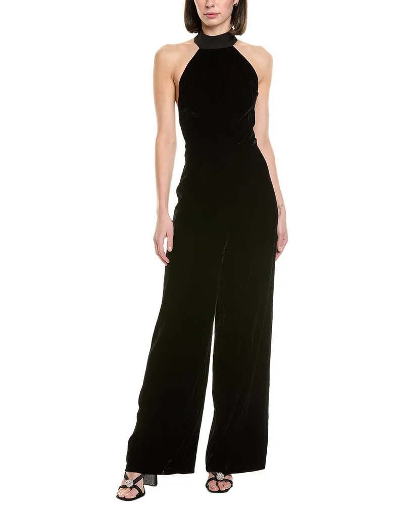STAUD Andress Velvet Jumpsuit Black