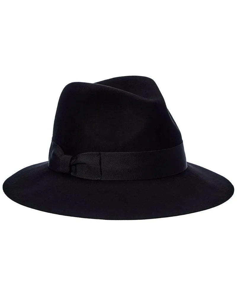 Bruno Magli Wool Felt Fedora Black