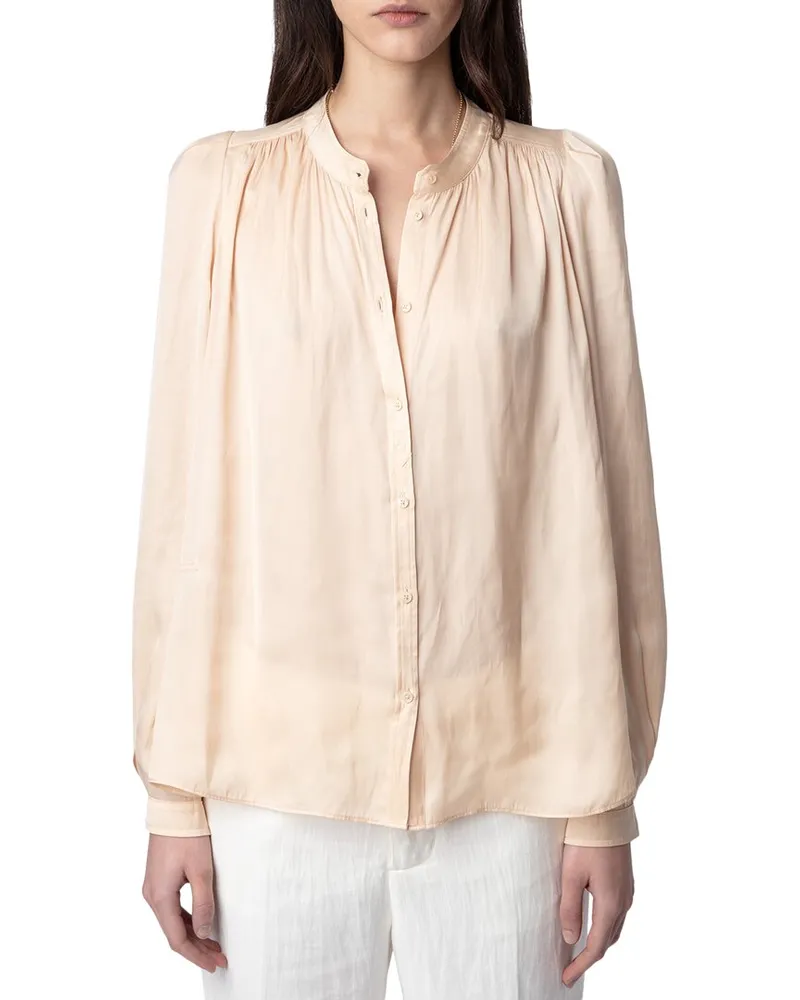 Zadig & Voltaire Satin Blouse Nocolor