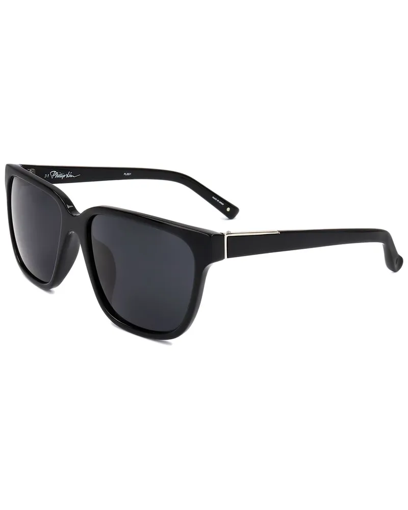 Linda Farrow Phillip Lim by  Unisex PL85 60mm Sunglasses Black