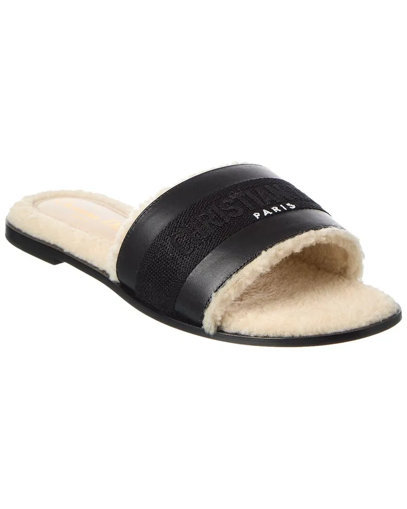 Dior DWay Leather Sandal Black