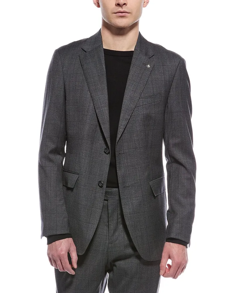 Scotch&Soda Wool-Blend Modern Fit Jacket Grey