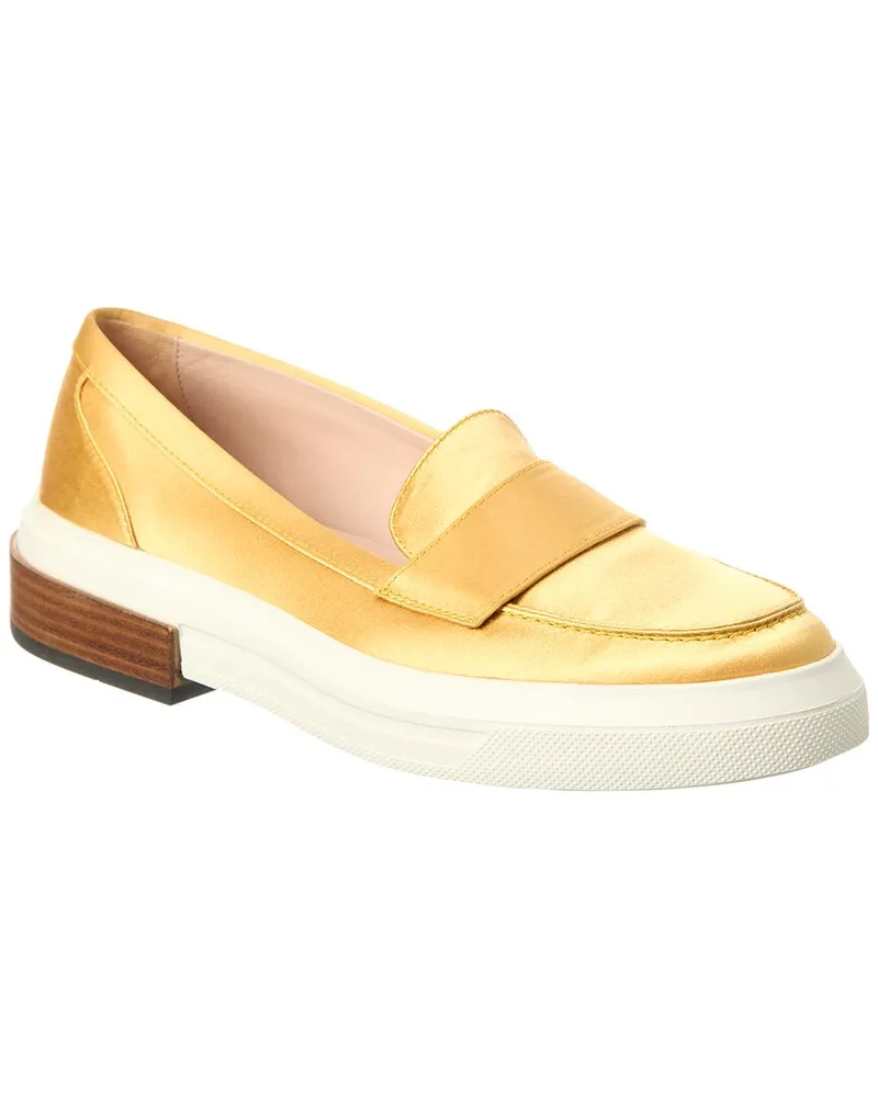TOD'S Satin Loafer Yellow