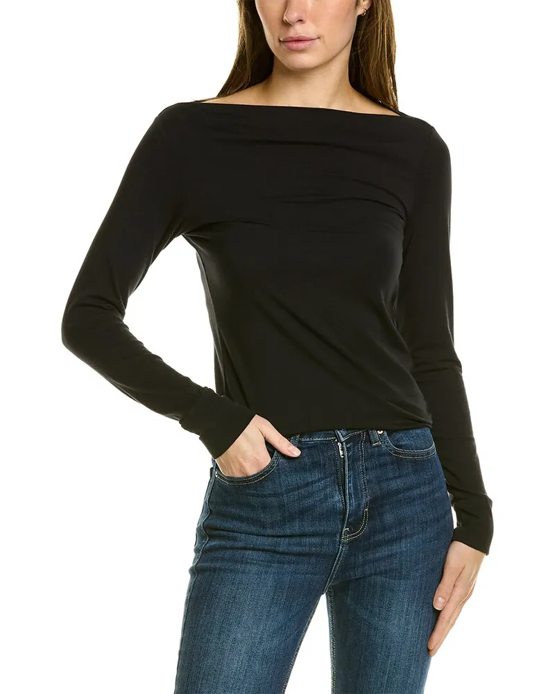 James Perse Boatneck T-Shirt Black