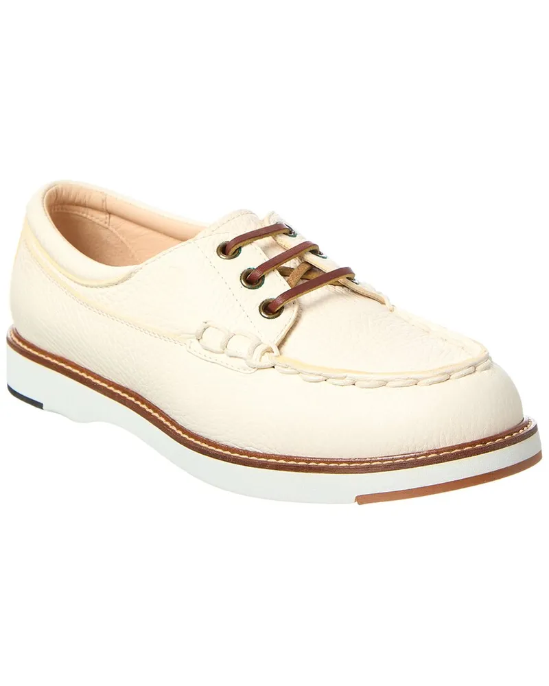 TOD'S TOD’s Gomma Leather Boat Shoe White