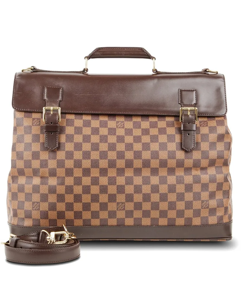 Louis Vuitton Brown Damier Ebene Coated Canvas West End PM (Authentic Pre-Loved Nocolor