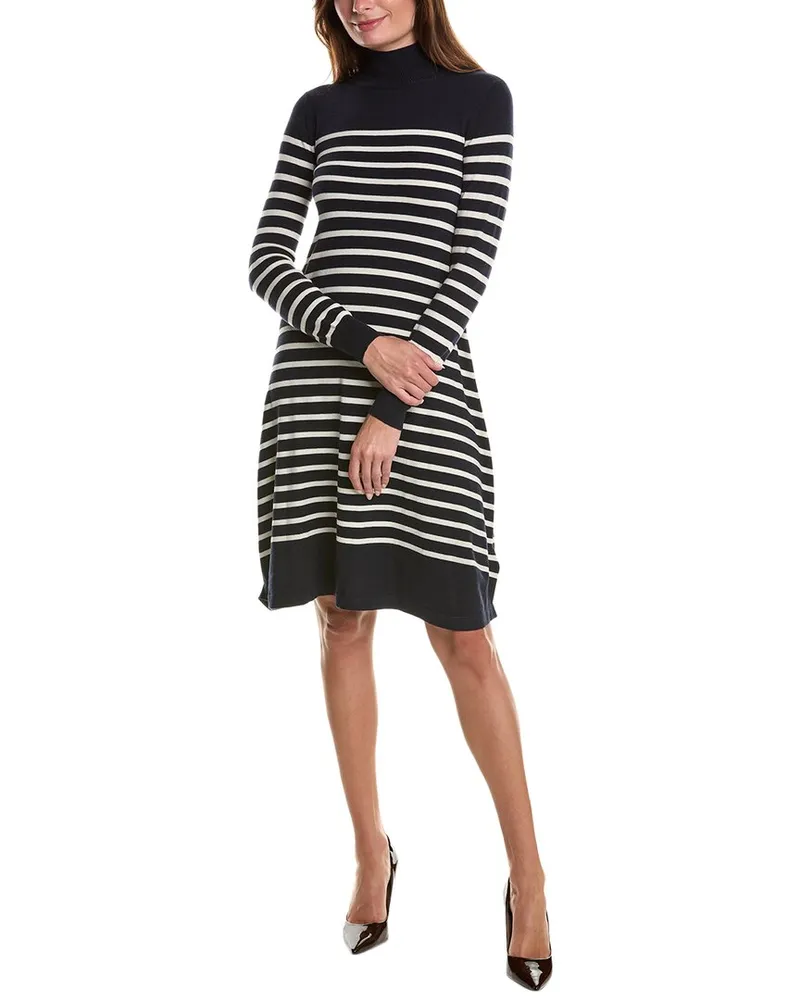 Max Mara Sesia Silk & Wool-Blend Sweaterdress Blue