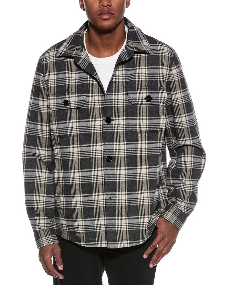 HUGO BOSS Shirt Jacket Grey