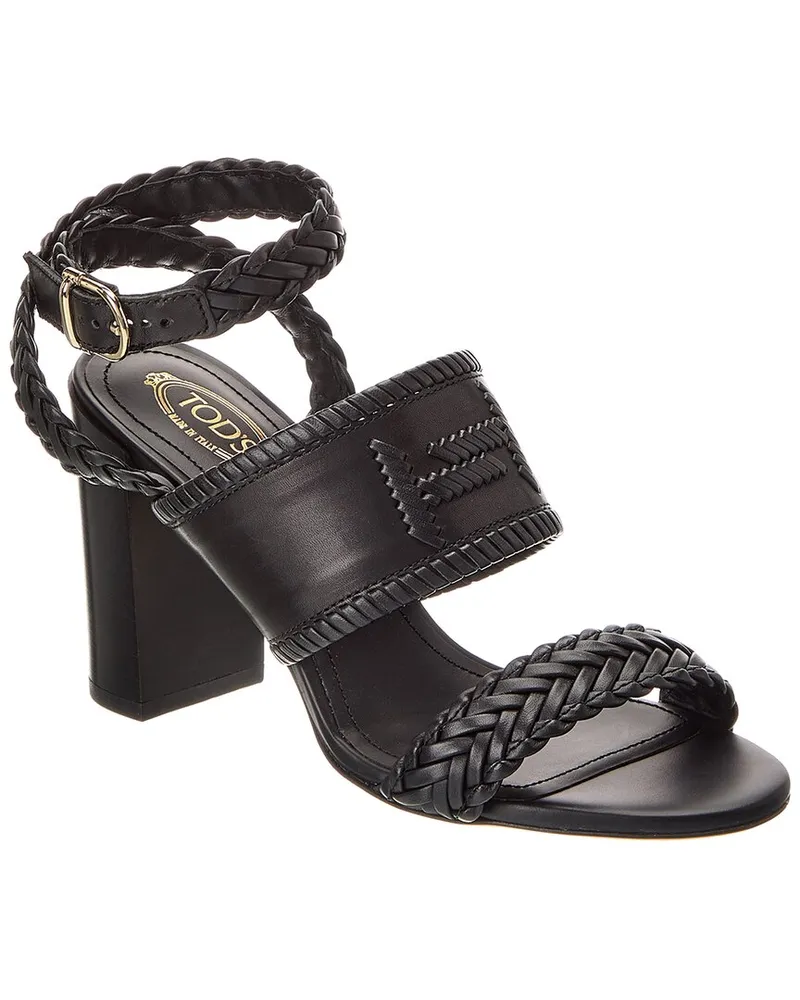 TOD'S TOD’s Leather Sandal Black