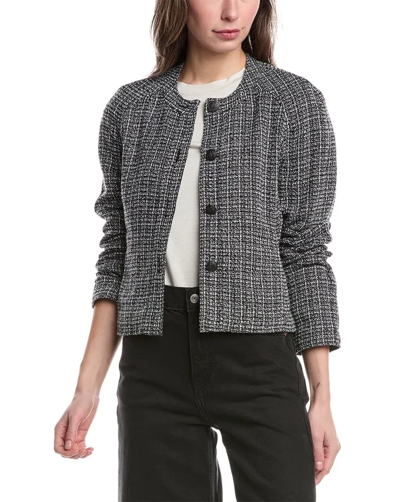 Rag & Bone Marisa Tweed Jacket Black