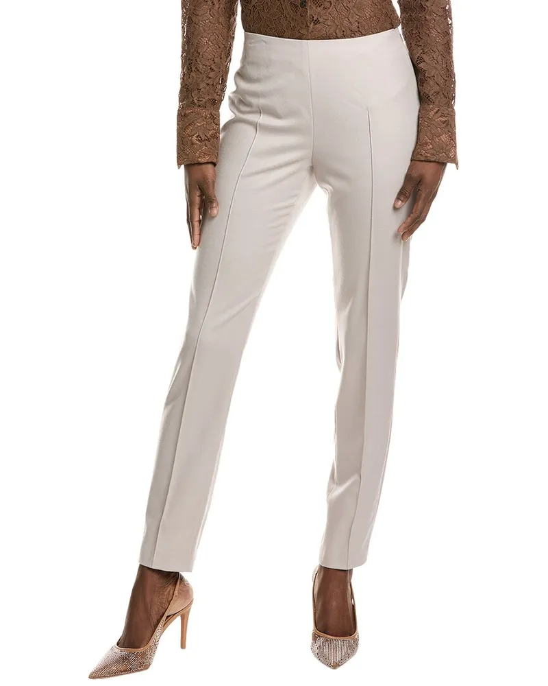 Akris Wool-Blend Trouser Beige