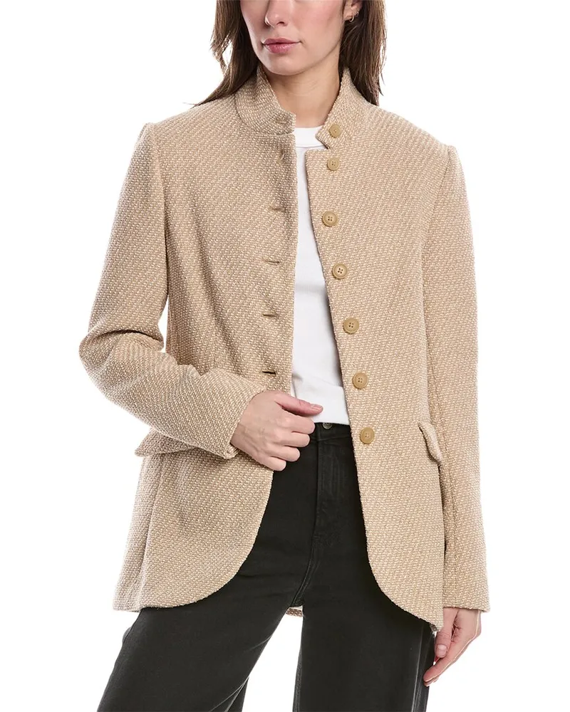 Rag & Bone Sadie Long Blazer Beige
