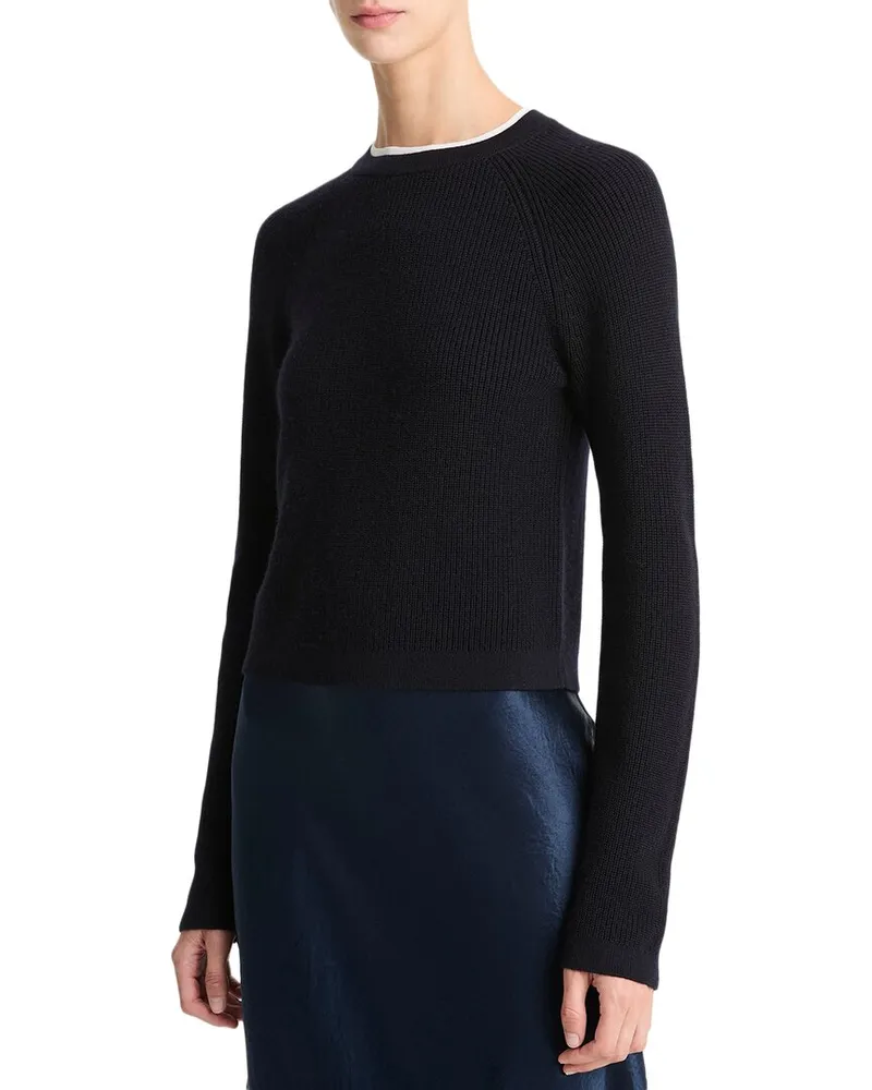 Vince Contrast Color Cashmere-Blend Pullover Nocolor