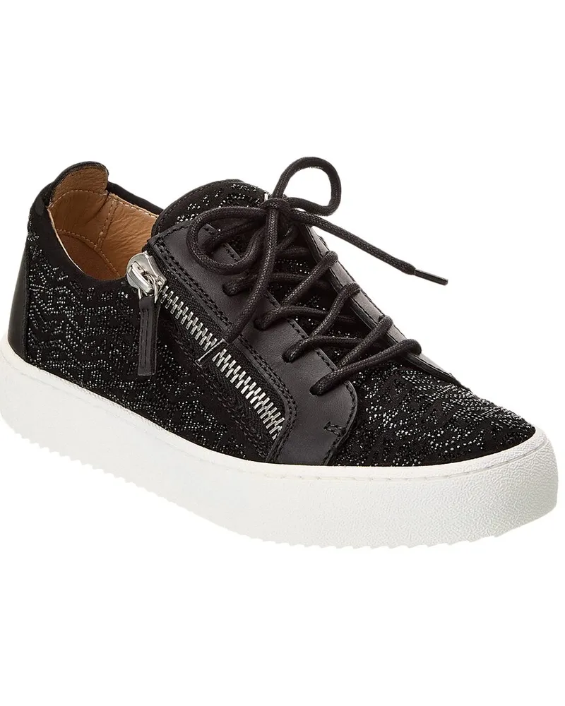 Giuseppe Zanotti May London Leather Sneaker Black