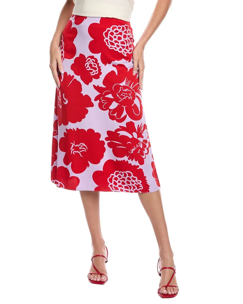 Marimekko Korkeat Pioni Midi Skirt Purple
