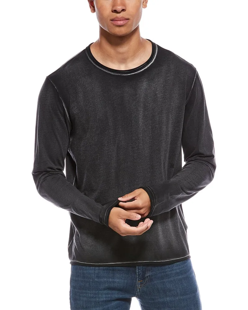 Helmut Lang Raw T-Shirt Gray