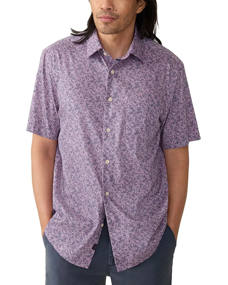 Faherty Movement Monterrey Shirt Purple