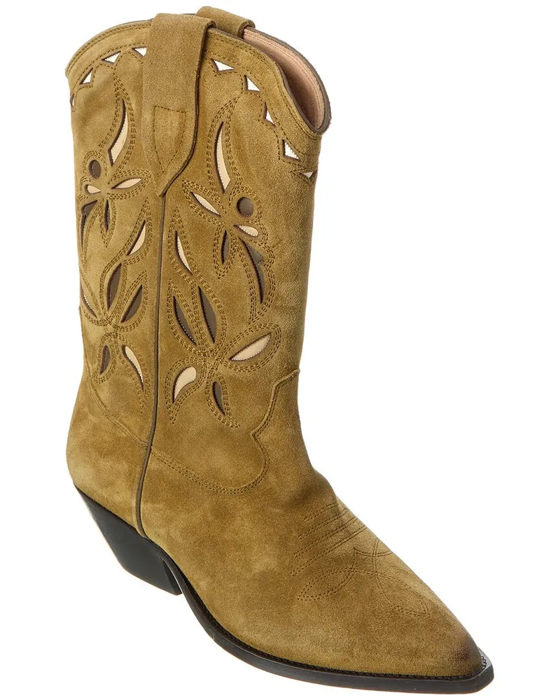 Isabel Marant Duerto Suede Boot Brown