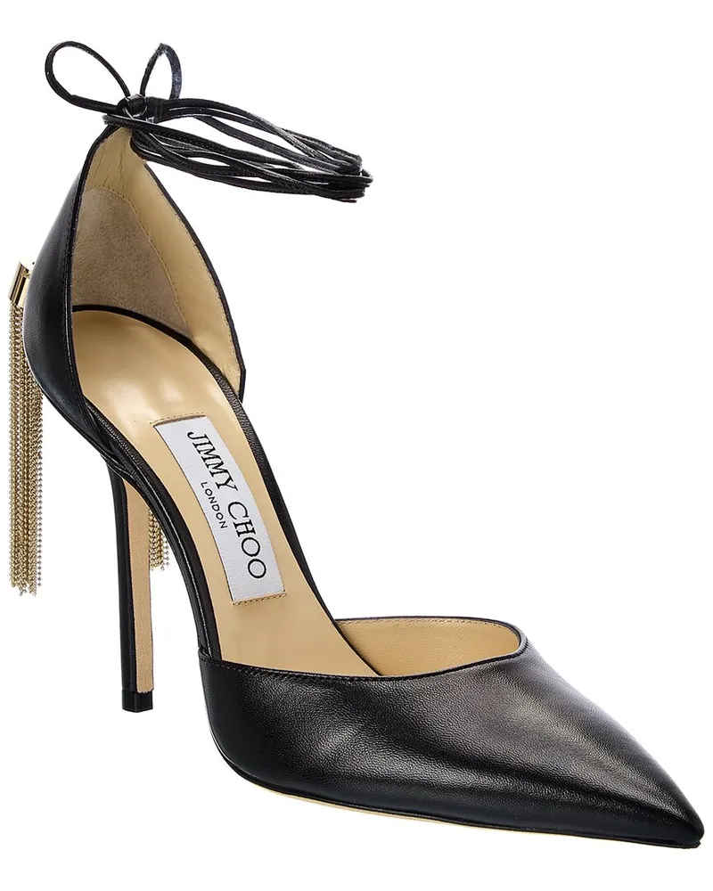 Jimmy Choo Eris 100 Leather Pump Black