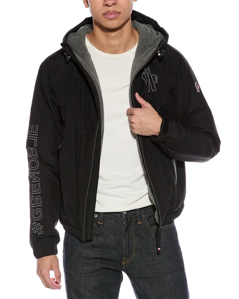 Moncler Fleece Lined Jacket Black