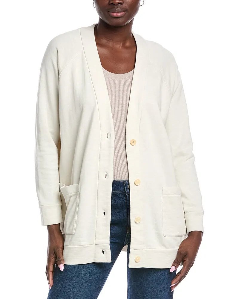 Eileen Fisher Long Cardigan White