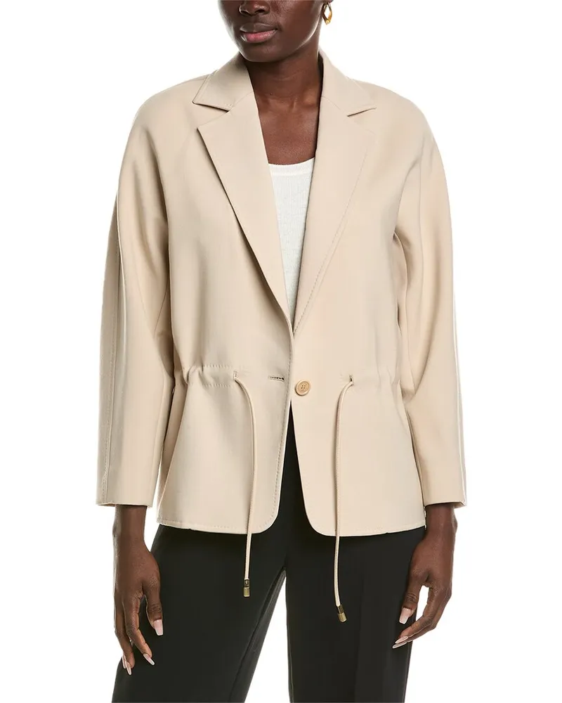 Max Mara Betulla Wool-Blend Coat Beige