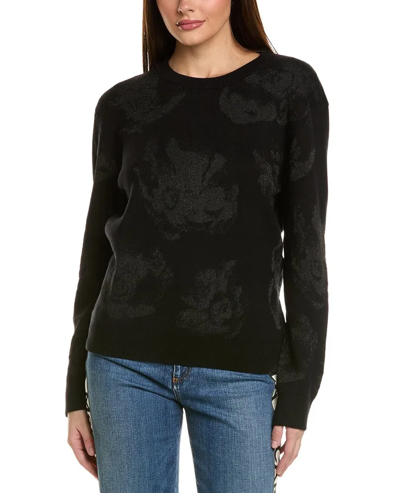 The Kooples Jacquard Sweater Black