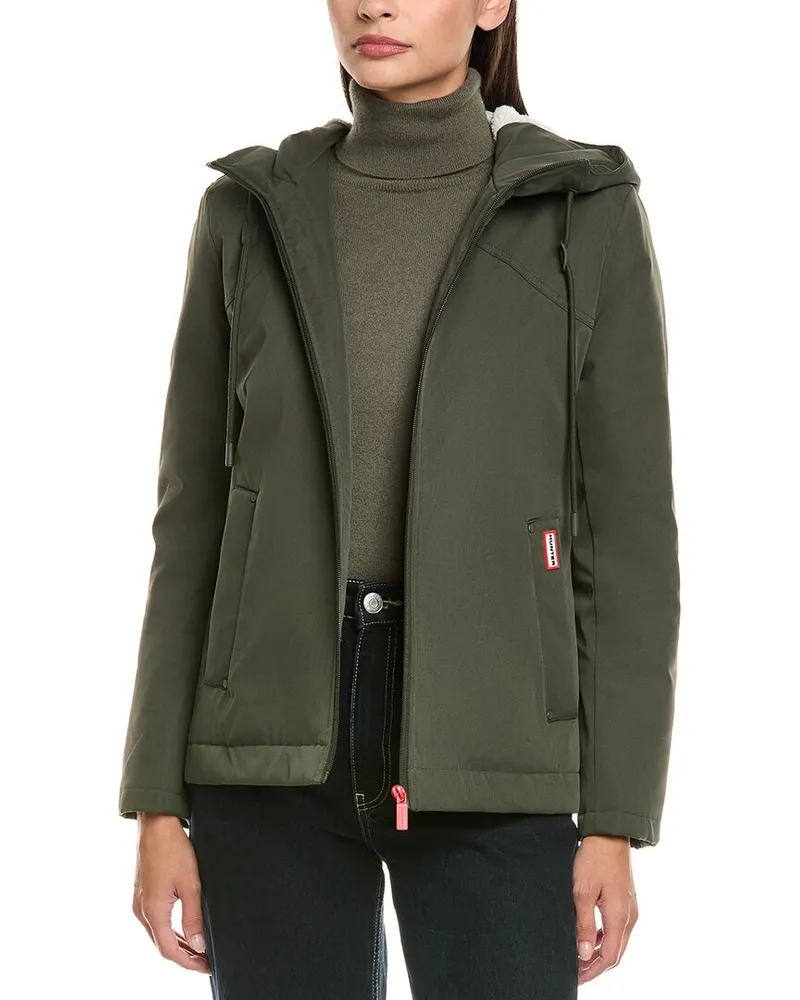 Hunter Blake Short Rain Jacket Green