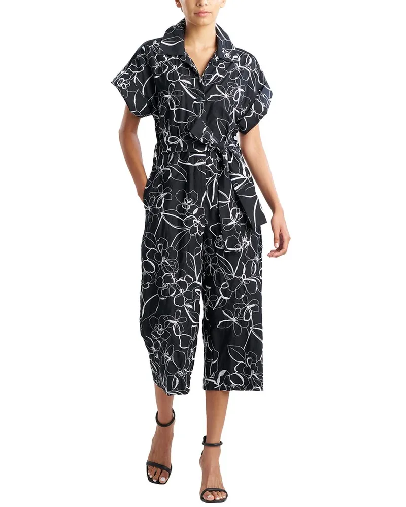 NATORI Flower Stencil Jumpsuit Nocolor